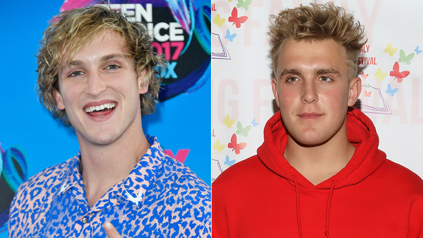 Logan Paul and Jake Paul standing together, two of the most polarizing and successful creator-entrepreneurs in digital media history.